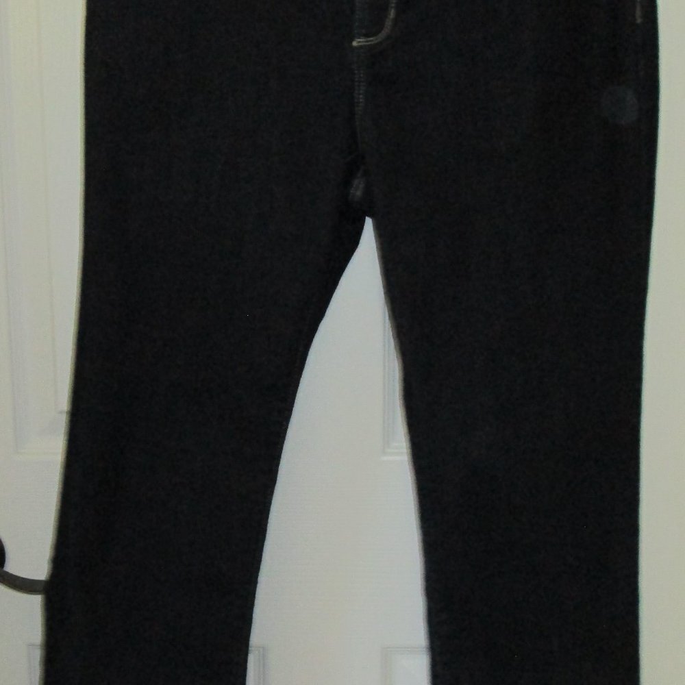 SUSAN GRAVER PETITE HIGH STRETCH DENIM FLY FRONT 5 POCKET JEANS SIZE 14P